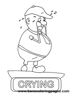crying flashcard