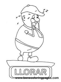 llorar flashcard