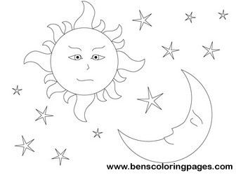 sun and moon creation
