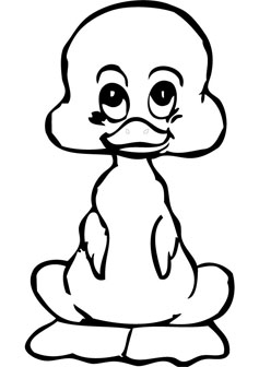 baby duck drawing book