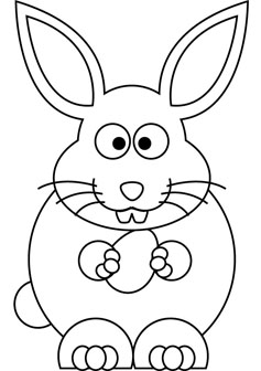 easter bunny drawing book