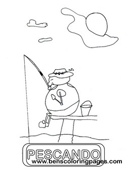 pescando flashcard