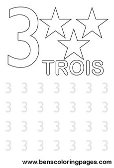 learning numbers three