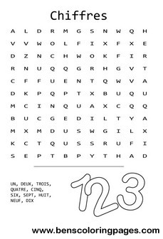 numbers in french