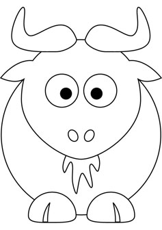 baby gnu drawing book
