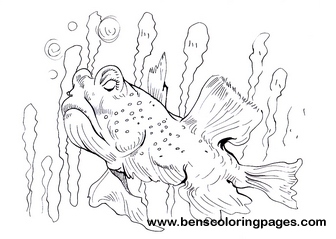 goby coloring for kids