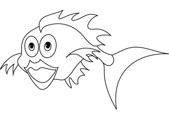 gold fish drawing book