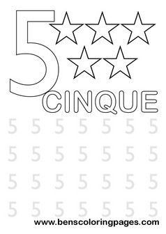 Learn to write number five