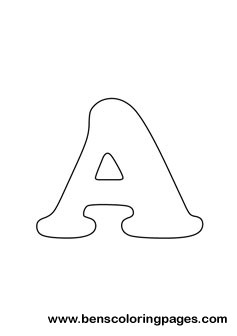 letter A drawing