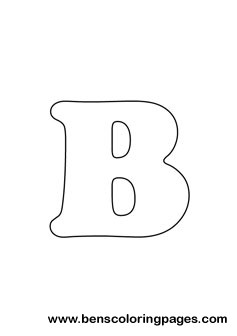 letter B drawing