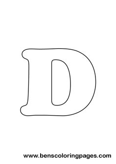 letter D drawing