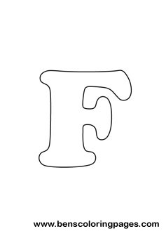 letter F drawing