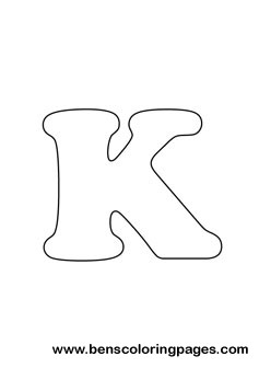 letter K drawing
