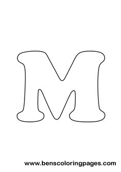 letter M drawing