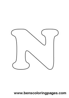 letter N drawing