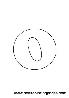 letter O drawing