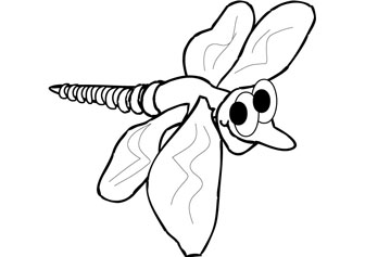 Mosquito drawing picture