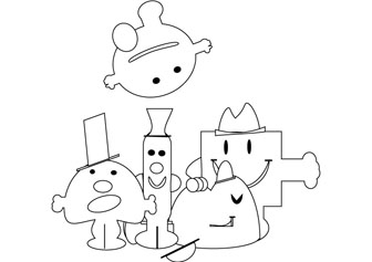 Mr men drawing