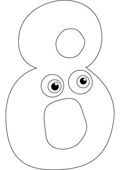 Number eight drawing