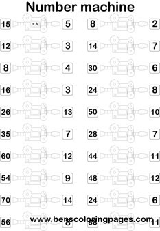divide number machine printout