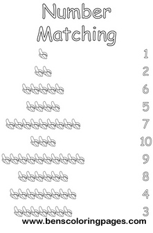 match the numbers