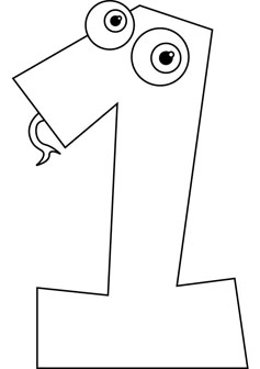 Number one drawing