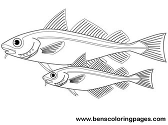 fish coloring sheets