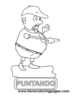 puntando flashcard