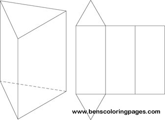 net of a triangular prism handout