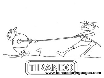 tirando flashcard