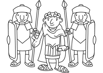 Romans online coloring pages