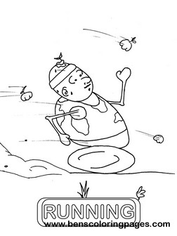 running flashcard educational