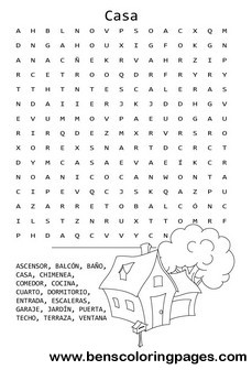 house contents wordsearches