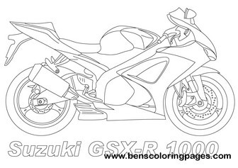 suzuki gsxr 1000 coloring pages