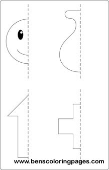 symmetrical shapes coloring worksheet