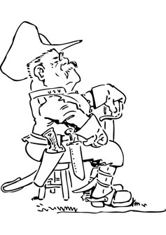 Teddy roosevelt bear coloring pages