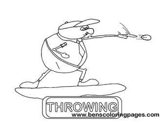 throwing flashcard educational