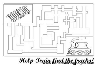free train funny games for kids