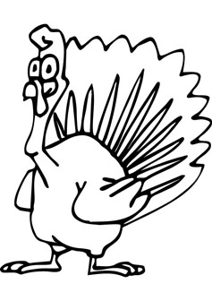 turkey coloring pages for kids