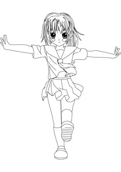 girl coloring pages for kids
