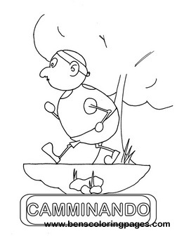 camminando educational flashcards