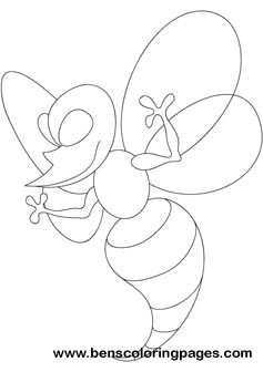 Wicky wasp coloring pictures