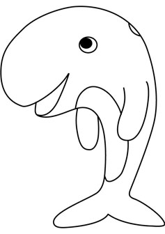 whales coloring pages for kids