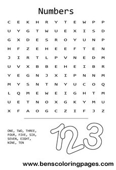 numbers in english