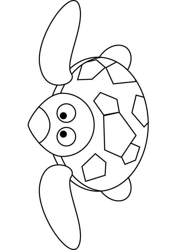kids Turtle coloring page
