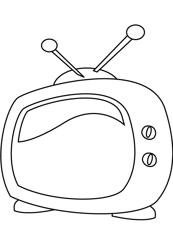 kids TV coloring page