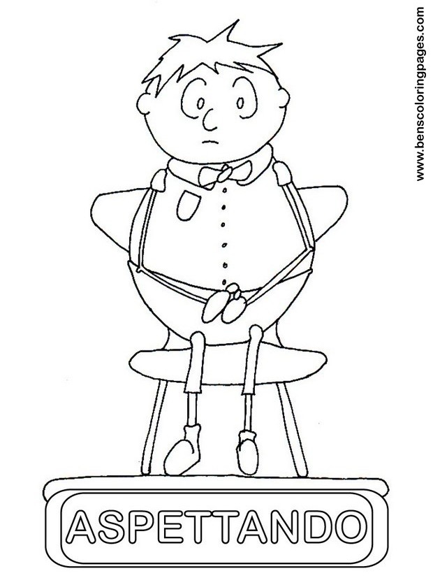 aspettando coloring pages