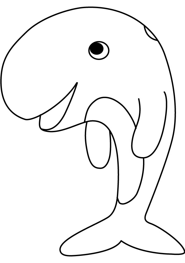 kids whales coloring page