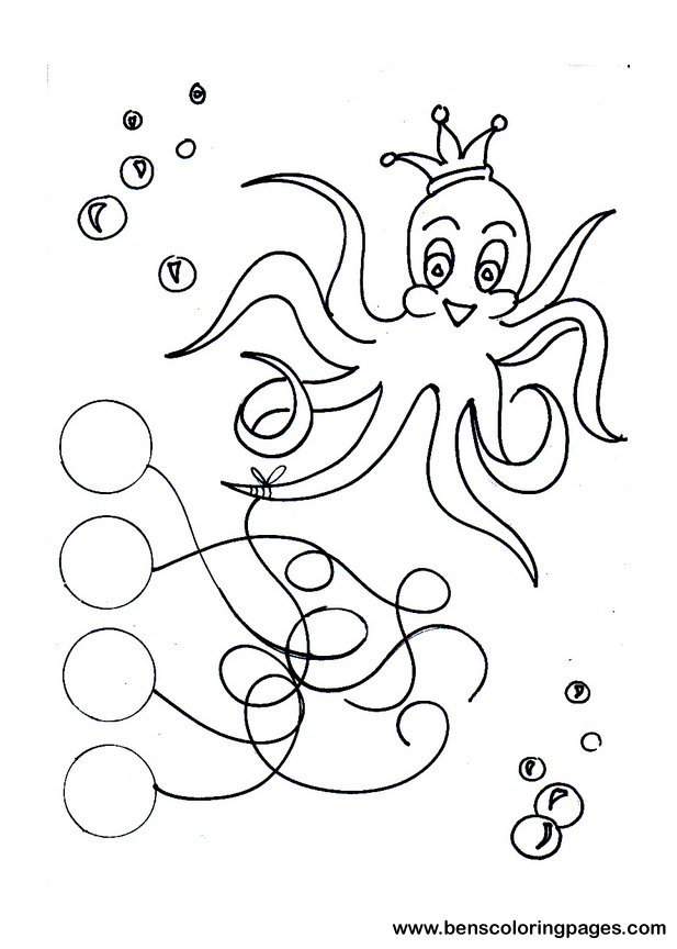 the king with eight legs coloring page