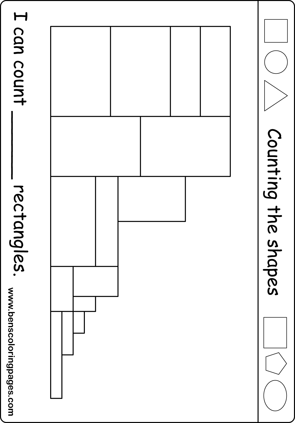 count the shapes task